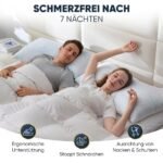 Memory Foam Kopfkissen 40x80 höhenverstellbar – ergonomisch – Bild 2