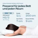 Ravensberger Latex Topper Natura LUX H2/H3 7-Zonen 100x200 cm – Bild 6