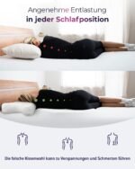 aiLigner Nackenkissen Memory Foam | 3-lagig höhenverstellbar – Bild 6