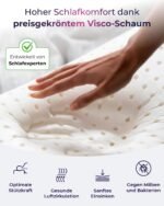 aiLigner Nackenkissen Memory Foam | 3-lagig höhenverstellbar – Bild 3