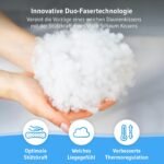 Kopfkissen 40x80 inSPIRO 2er Set – Ergonomisch & Hohlfaser – Bild 3