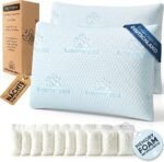 Memory Foam Kopfkissen 40x80 höhenverstellbar – ergonomisch