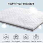 BedStory Matratzentopper 180x200 cm H5/H6 Kaltschaum 7,5 cm – Bild 4