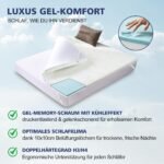 Waxberry Matratzentopper 180x200cm H3/H4 Gel-Memory-Schaum – Bild 3