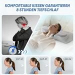 CloudNook Nackenstützkissen Memory Schaum – Ergonomisch, 2 Höhen – Bild 7