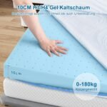 BedStory Matratzentopper 180x200cm Gel Kaltschaum H3 H4 10cm – Bild 3