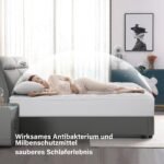 DUANDUAN Matratzen Topper 140x200cm – Weich, Kühl & Waschbar – Bild 2