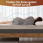 BedStory Matratzentopper 180x200cm 10cm Gel Memory Foam H3/H4 – Bild 4