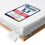 Nytral Matratzentopper 180x200 H3/H4 Gelschaum Öko-TEX 7,5cm