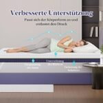 BedStory Matratzentopper 180x200cm 10cm Gelschaum H3&H4 Öko-TEX – Bild 3