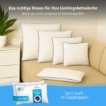 Kopfkissen 40x80 inSPIRO 2er Set – Ergonomisch & Hohlfaser – Bild 5