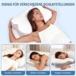 Dozion Ergonomisches Nackenkissen Memory Foam – Seiten & Rückenschläfer – Bild 8
