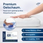 AM 7 Zonen Gel Topper 180x200 cm RG50 – Made in Germany – Bild 3