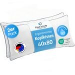 Kopfkissen 40x80 inSPIRO 2er Set – Ergonomisch & Hohlfaser