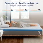 BedStory Gelschaum Matratzentopper 180x200cm, 10cm, H3/H4 – Bild 3