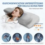 CloudNook Nackenstützkissen Memory Schaum – Ergonomisch, 2 Höhen – Bild 3