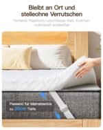 Nytral Matratzentopper 180x200 H3/H4 Gelschaum Öko-TEX 7,5cm – Bild 5