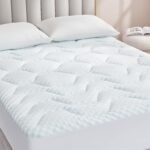 EHEYCIGA Gelschaum Matratzentopper 140x200 cm – Weiß
