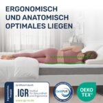 Dailydream Matratzen Topper 160x200cm Memory Foam H1/2 5cm | Pure M – Bild 4