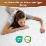 BedStory Matratzentopper 180x200cm 10cm Gel Memory Foam H3/H4 – Bild 6