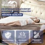 Waxberry Matratzentopper 180x200cm H3/H4 Gel-Memory-Schaum – Bild 6