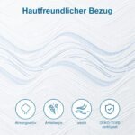 BedStory Matratzentopper 180x200cm Gel Kaltschaum H3 H4 10cm – Bild 4