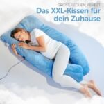 XXL Schwangerschaftskissen U-Form beheizt | Seitenschläferkissen – Bild 4