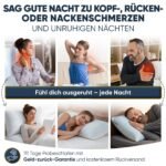 Memory Foam Kopfkissen 40x80 höhenverstellbar – ergonomisch – Bild 7