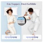 BedStory Matratzentopper 180x200cm 10cm Gelschaum H3&H4 Öko-TEX – Bild 2