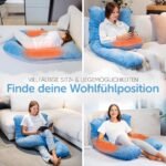 XXL Schwangerschaftskissen U-Form beheizt | Seitenschläferkissen – Bild 5