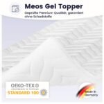 Meos® Gel-Schaum Topper 160x200 cm – RG50 – Made in Germany – Bild 7